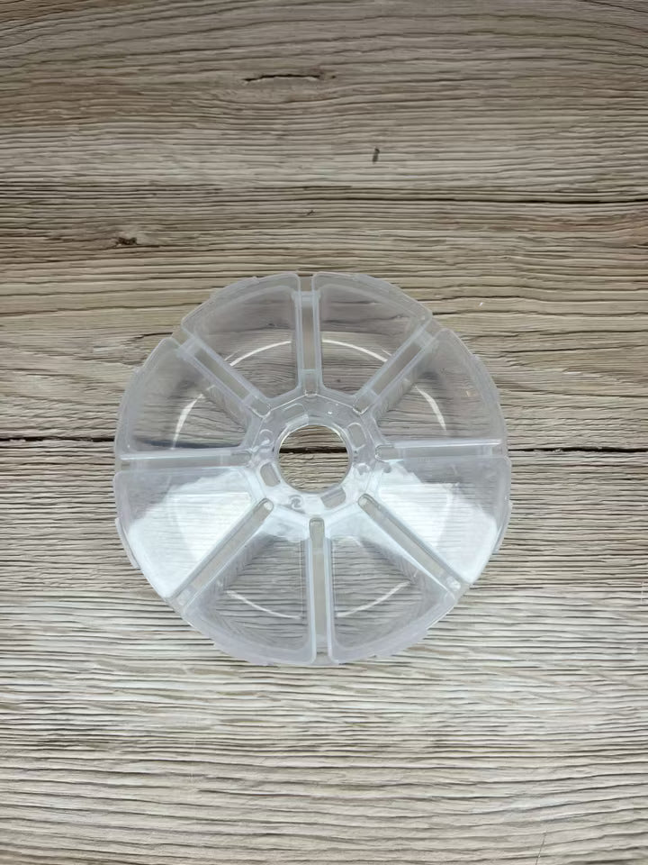 Rund förvaringsask 10,5 cm, Genomskinlig (st)