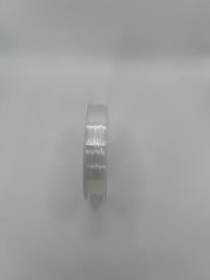 Elastisk tråd, 0,4mm, genomskinlig (15 meter)