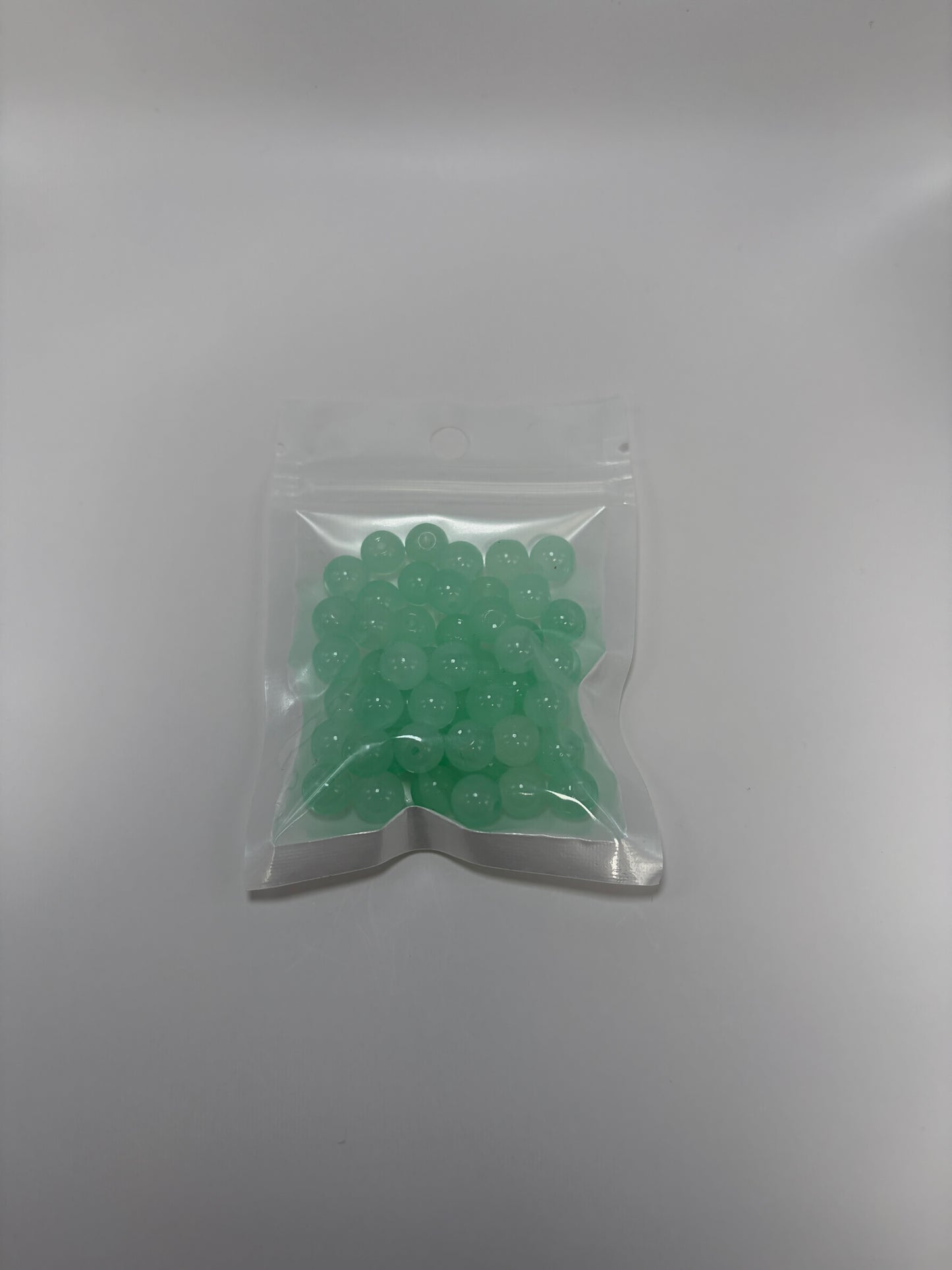 Glaspärlor, turkos, 8mm (50st)