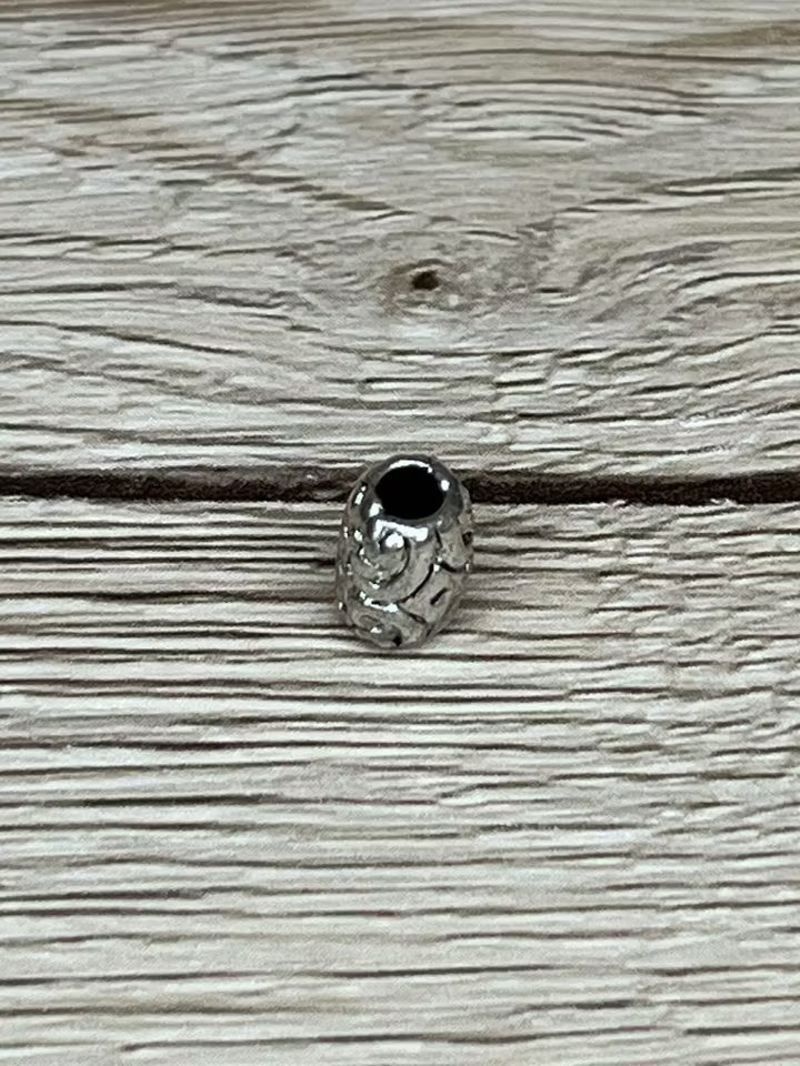 Mellandel Dekor 9x6 mm, Silver (4st)