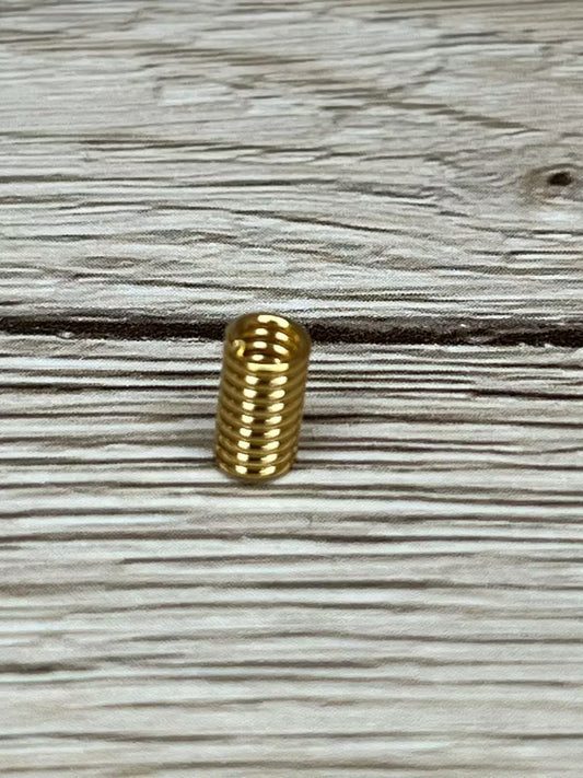Mellandel Spiral 4x7 mm, Guldfärg (20st)