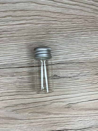 Glasburk med skruvlock (st)