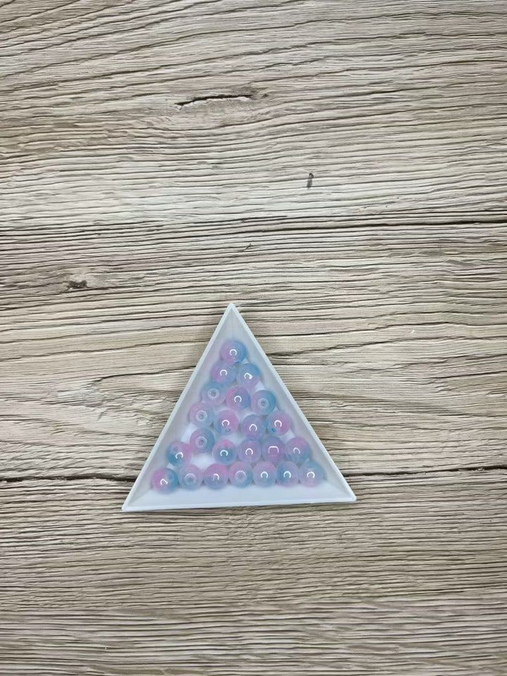 Glaspärlor Fizzy, 8mm (20st)