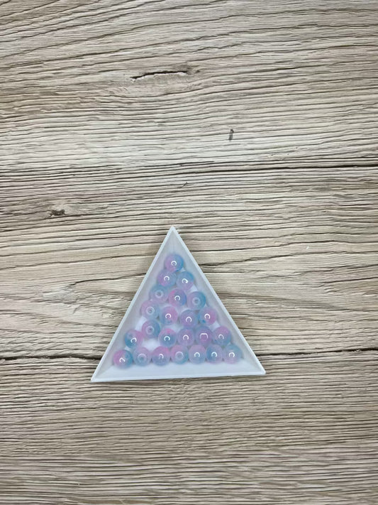 Glaspärlor Fizzy, 8mm (20st)