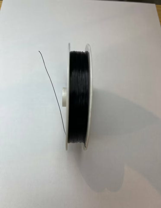 Tiger Tail Svart, 0,38mm
