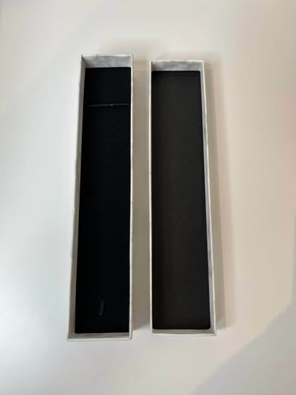 Marmorfärgad Presentask, 21cm (st)