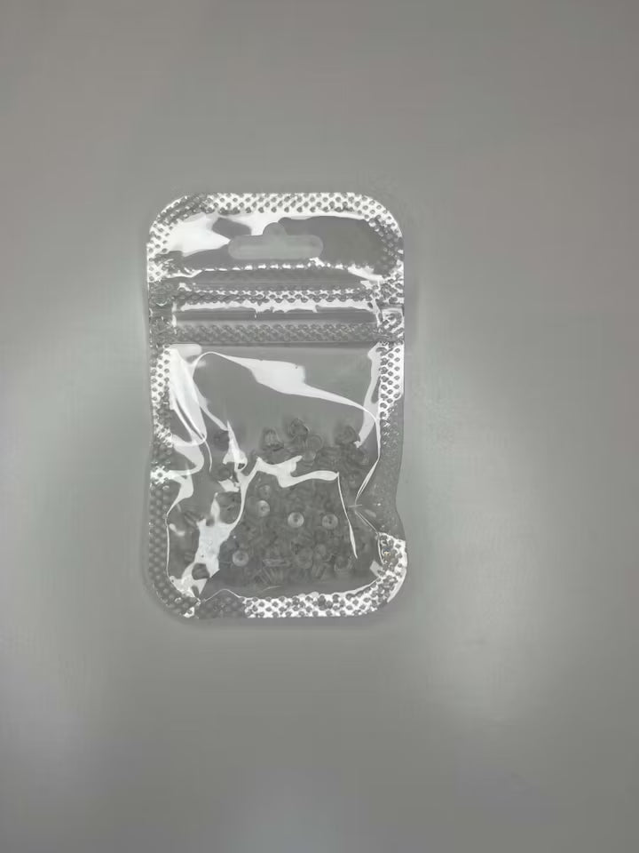 Örhänge proppar silikon (4mm) (50st)