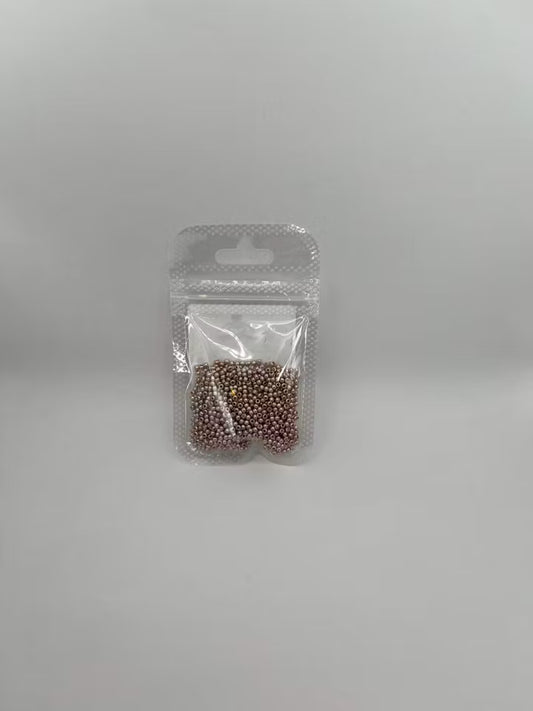 Seed beads i färgen guld