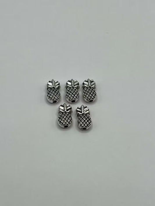 Mellandel Ananas silver 10x6 mm, (5st)