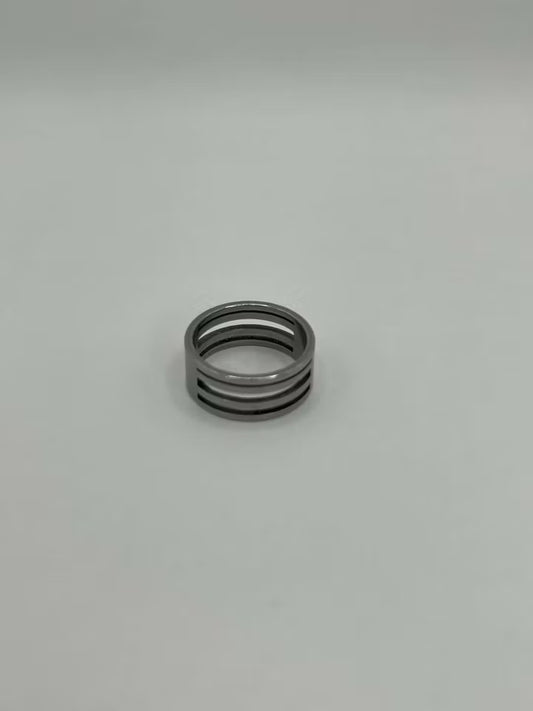 Bindringsring, silver 21mm (st)