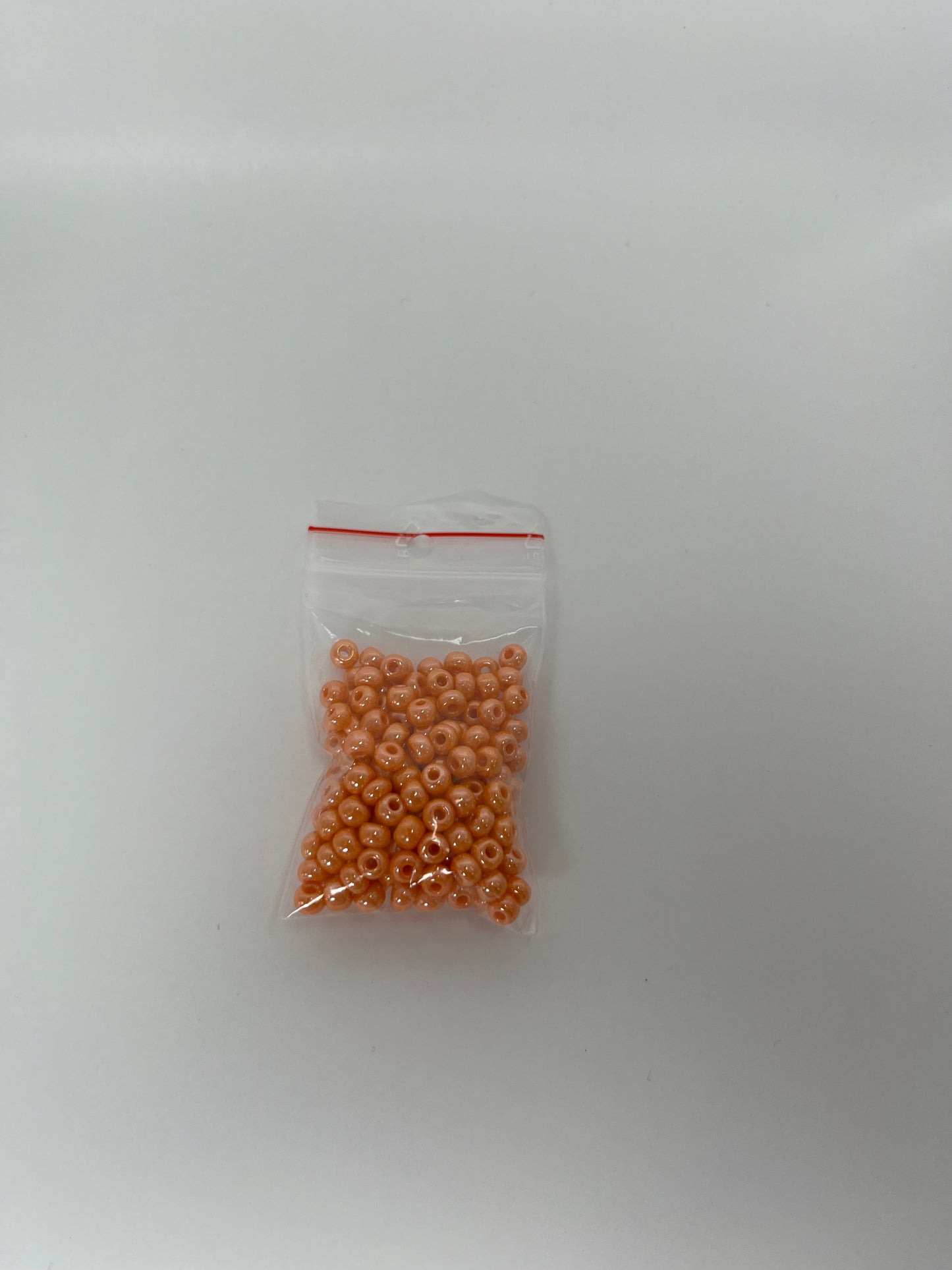 Seed Beads opak lustered orange, 5mm (20g)