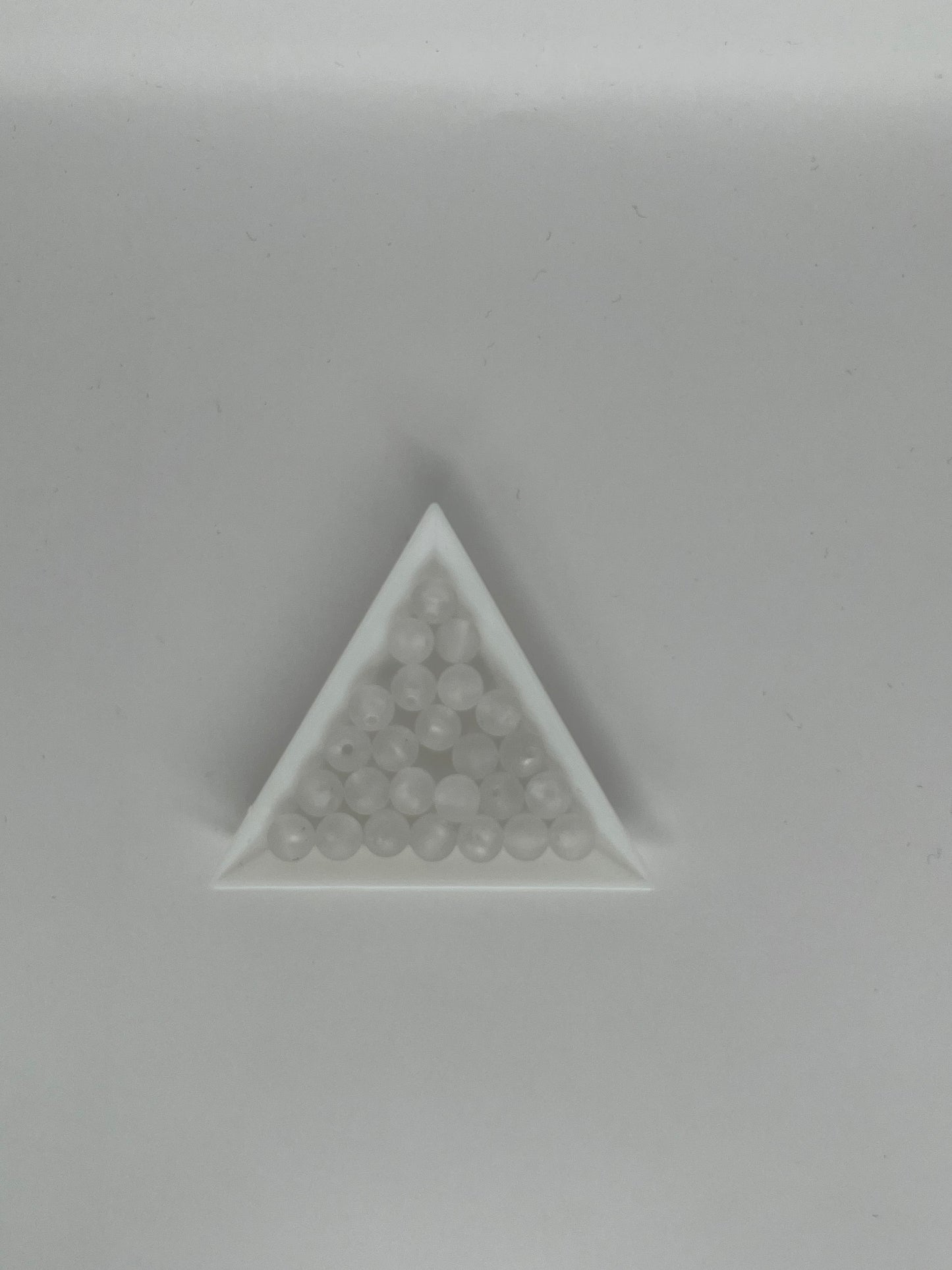 Akrylpärlor vita, 8mm (50st)