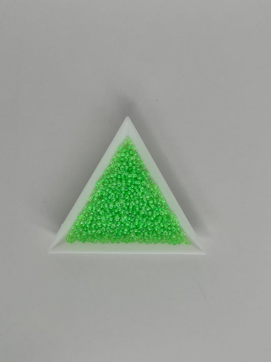 Miyuki Seed Beads ljusgrön, 2,1 mm