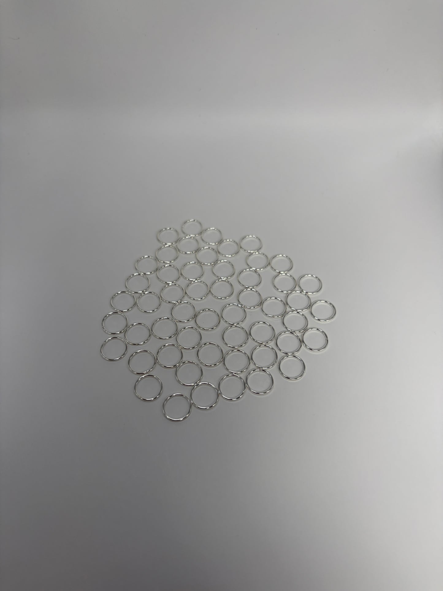 Bindringar, silver, 10mm (50st)