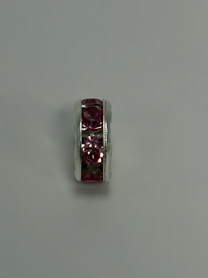 Strassrondell rosa, 8mm  (50st)