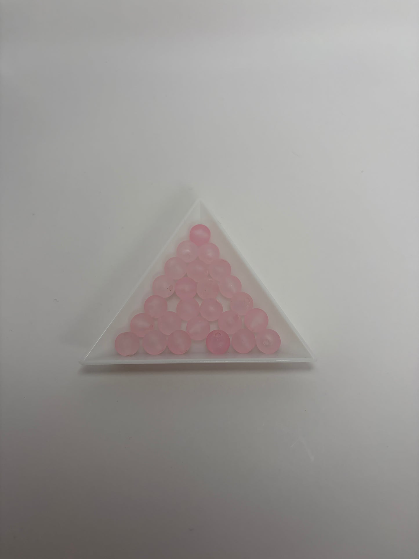 Akrylpärlor, rosa, 8mm (50st)